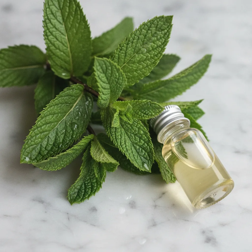 Peppermint leaves